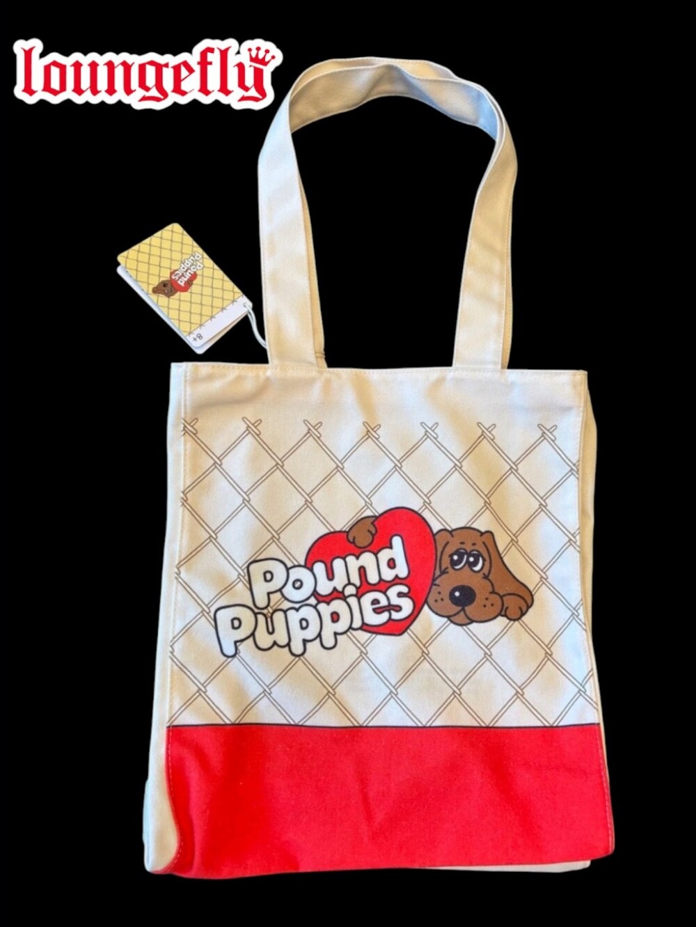 Loungefly Pound Puppies 40th Anniversary Tote Bag